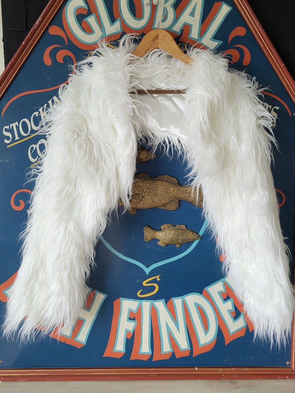 White Faux Fur Bolero Shrug NWT